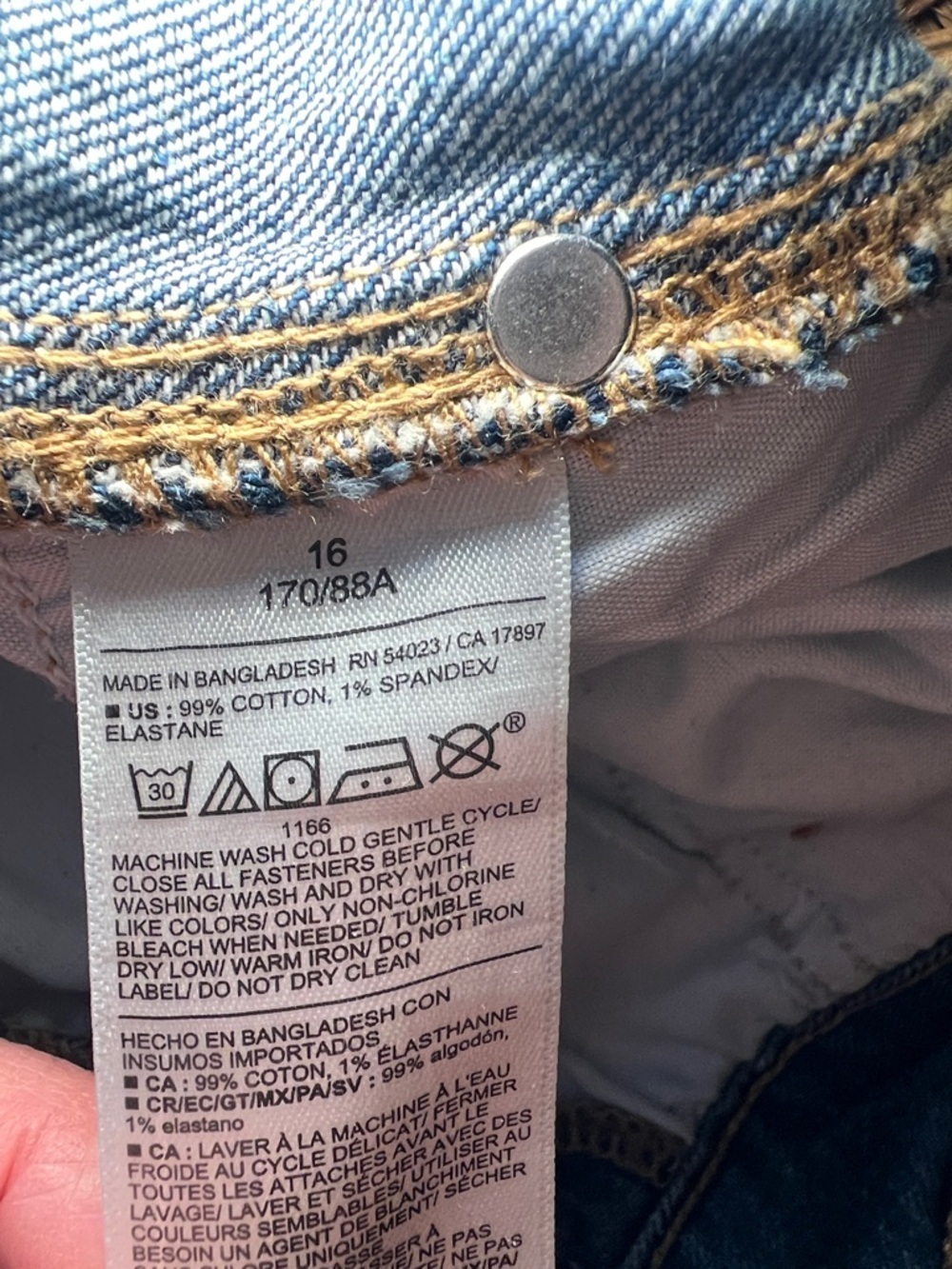 Old Navy High-Rise Vintage Slim Jeans Size 16 Medium Wash Stretch Denim - Picture 3 of 5